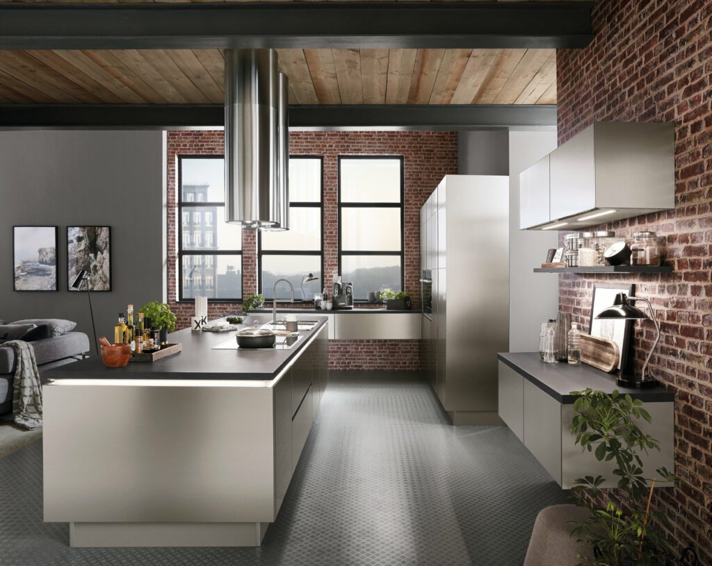 Nobilia Metallic Handleless Kitchen 1 | Kutchenhaus, Luton